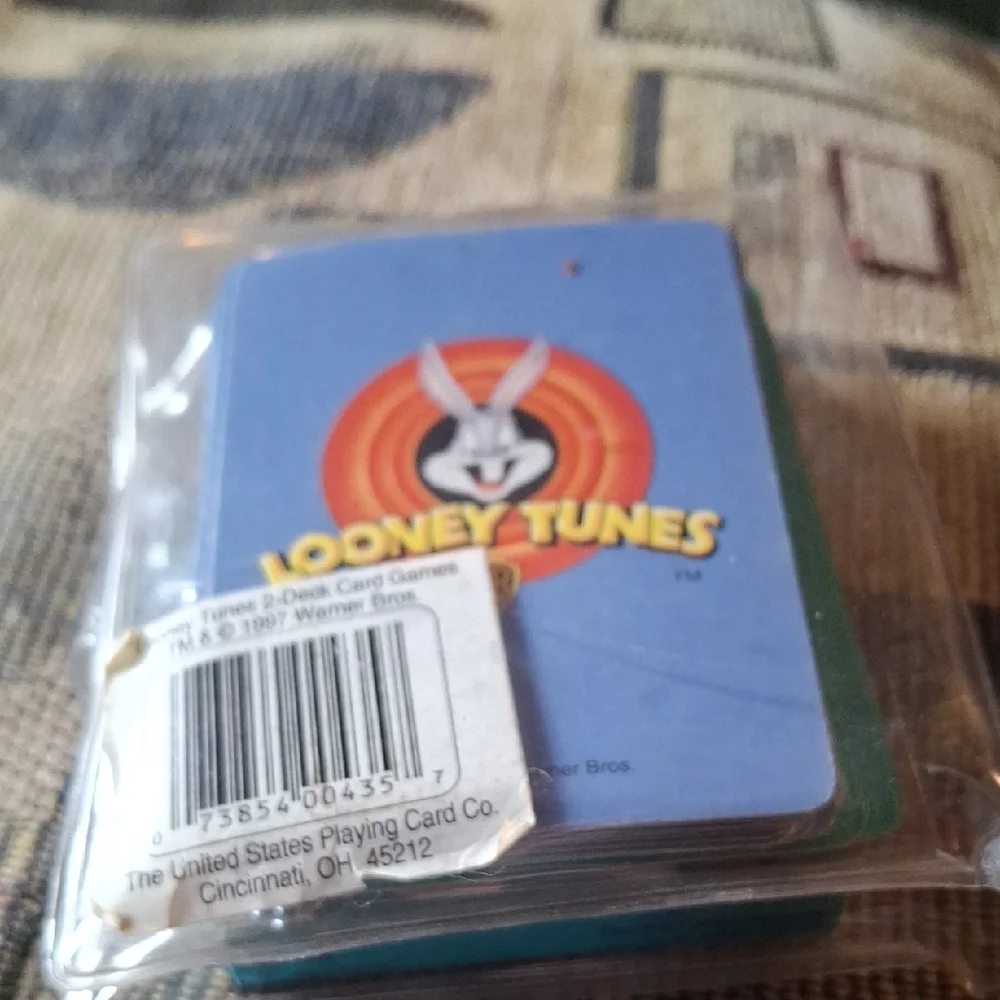 Warner Bros. Looney Tunes Go Fish Card Game - Teal & Black